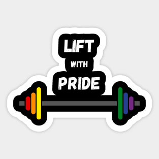 Lift with Pride Sticker